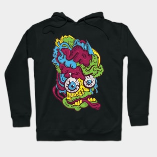 Colorful face Hoodie